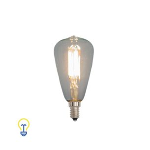 E14 led-lamp Filament Edison Kooldraad Kleine Fitting 3 Watt | 2200 K dimbaar | Warme led-lampen en filament bulbs kleine fitting E14.