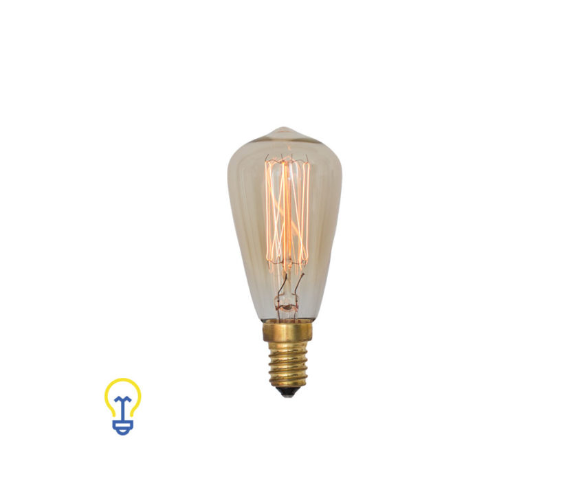 Kooldraadlamp Filament Bulb Gloeidraad E14 Kleine Fitting Edison