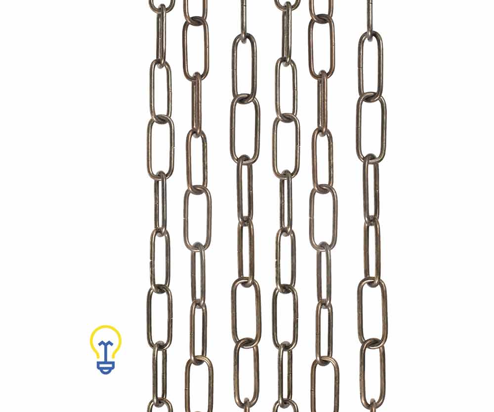 Ketting brons. Bronskleurige ketting